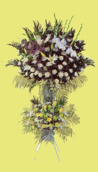 画像1: 供花（スタンド花2段） (1)